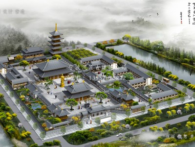 江都寺庙建筑总体规划方案